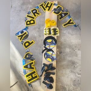 Batman Themed Birthday Party Decorations